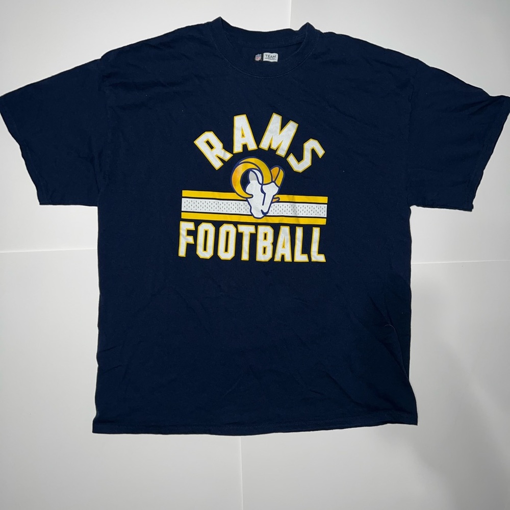 Los Angeles Rams Football NFL Team Apparel Short Sleeved Adult XL Shirt